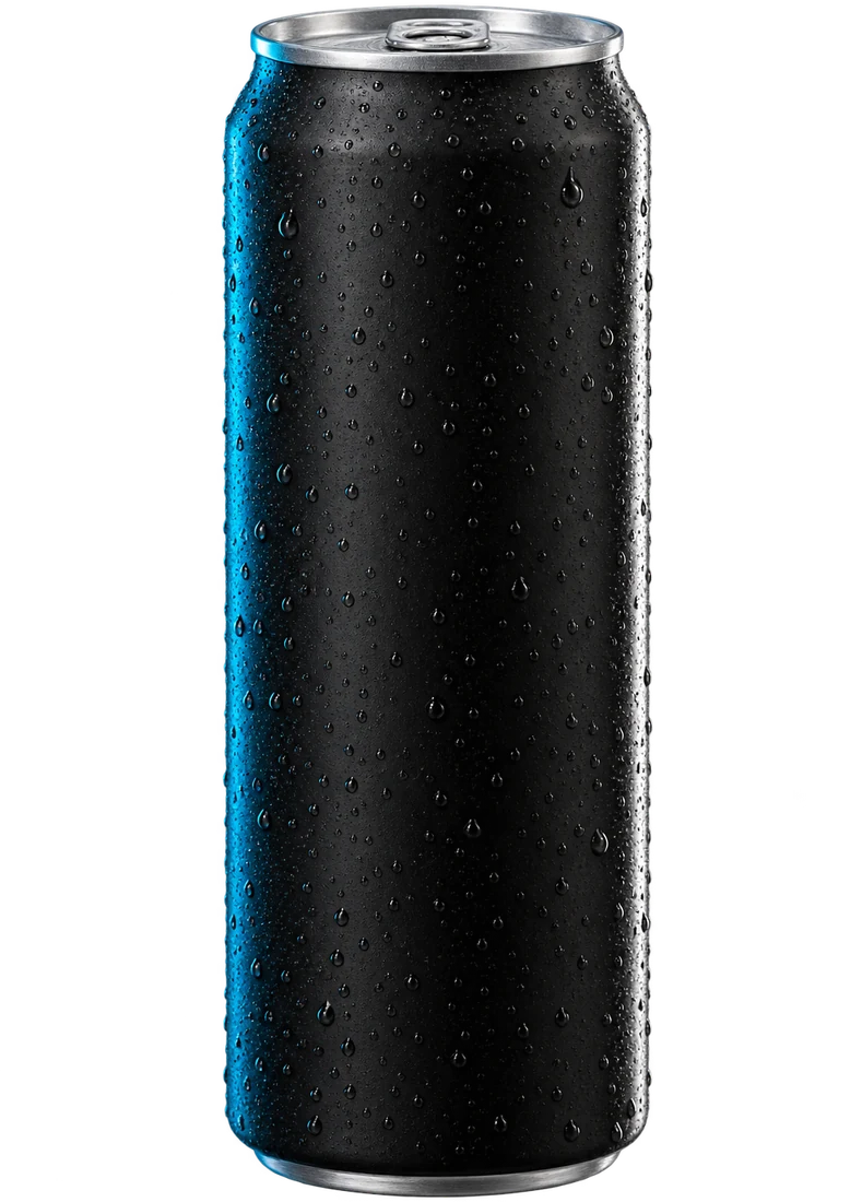 Unlabeled 12oz aluminum RTD can